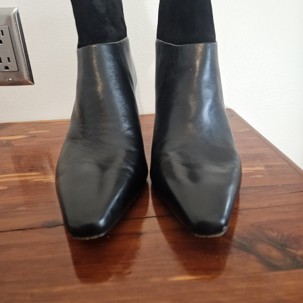 Louise et Cie Black Suede Ankle Boots